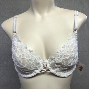 𝅺💕2/$35 💕 NWT Coquette White Lace Intimate Underwire Bra 36C